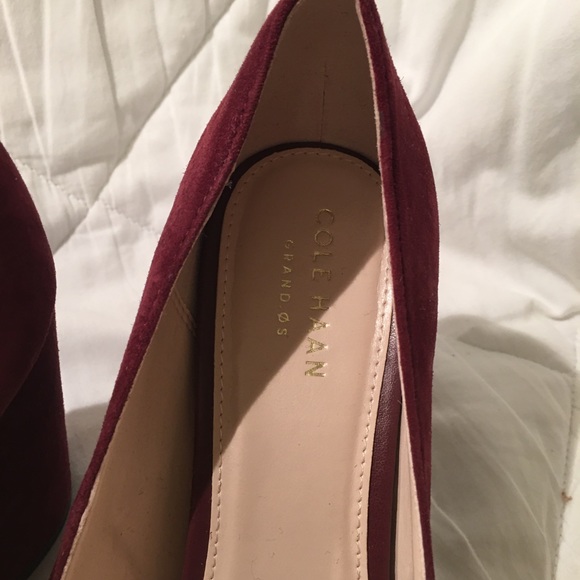 New Cole Haan Alanna Pump in Tawny Port Suede - Picture 14 of 17